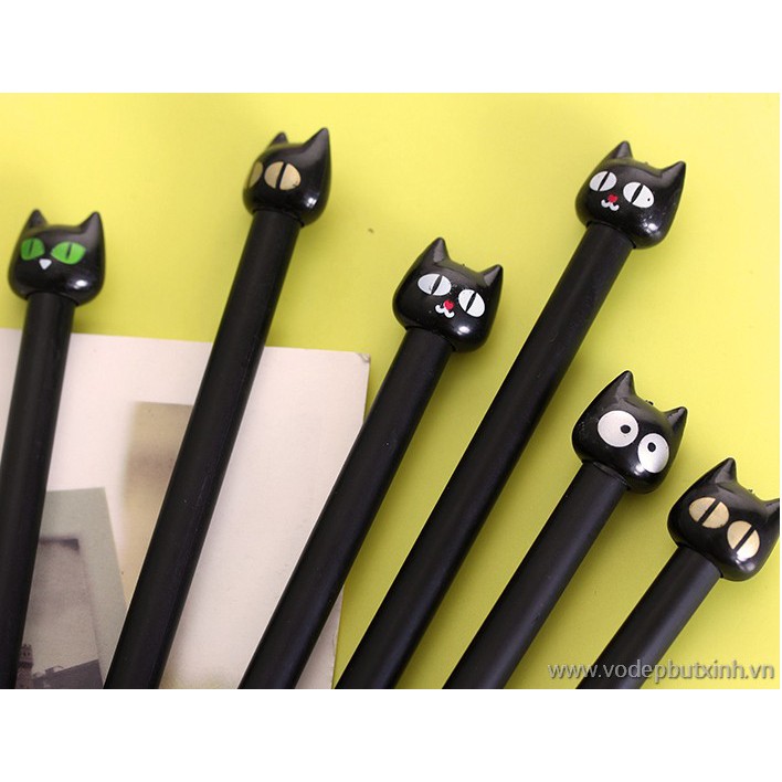 Bút mèo đen CAT BLACK KUTE MỰC ĐEN NGÒI 0.05MM