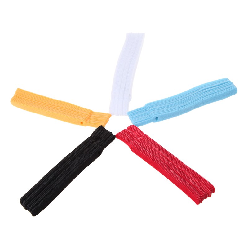 Set 20 dây buộc cố định cáp/tai nghe nhiều màu tiện lợi