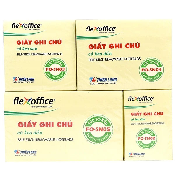 Giấy Ghi Chú Thiên Long 3x5 FO-SN05