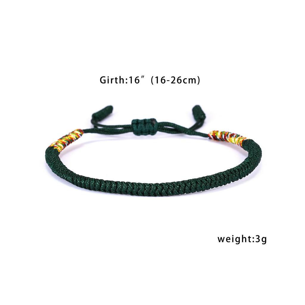 Vòng Tay Dây Bện Nhiều Màu Sắc Có Thể Điều Chỉnh Phong Cách Hàn Quốc Cho Nữ Bán Sỉ