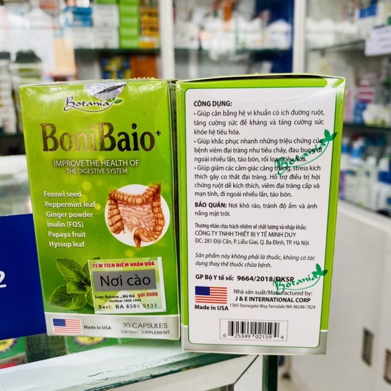 ✅ [Chính Hãng] BoniBaio bổ sung vi khuẩn có lợi, hỗ trợ cân bằng hệ vi sinh đường ruột và tăng cường sức khoẻ hệ