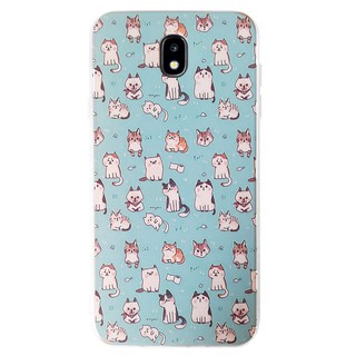 Ốp lưng Samsung Galaxy J7 Pro Tuxedo hình đàn mèo (chất liệu nhựa dẻo đàn hồi, chống bụi, chống xước)