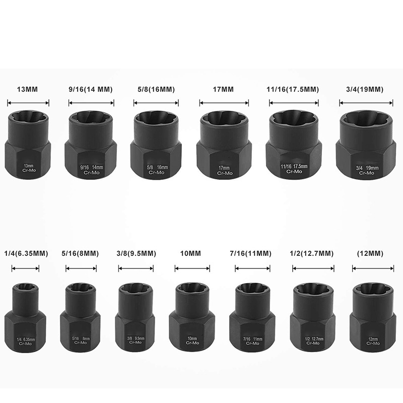 Set 13 Dụng Cụ Tháo Bu Lông / Đinh Ốc Tiện Lợi