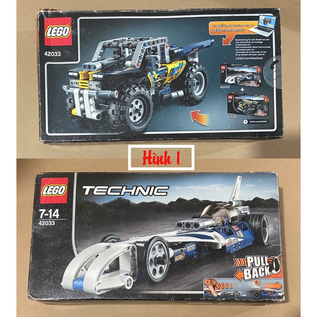 42033 Đồ chơi lắp ráp Iego Technic Record Breaker - Xe vận hàng bằng cách kéo lùi và thả