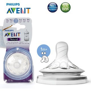 [HỎA TỐC]( SumoStore TpHcm ) Núm Ti Thay Thế Avent Natural Size 1-5
