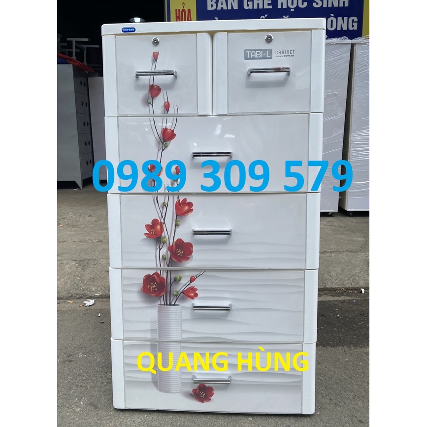 Tủ nhựa Duy Tân Tabi L 5 tầng 6 ngăn cao cấp hcm