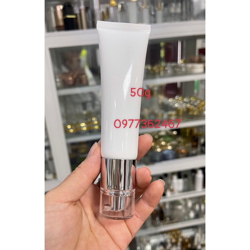 Tuýp đựng kem chống nắng, sữa rửa mặt ,  TUÝP ĐẦU BƠM BẠC 30g, 50g, 100g