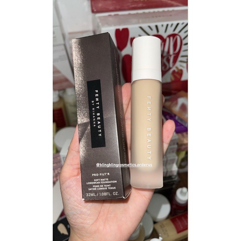 Kem nền Fenty Soft Matte fullsize màu 145 - Light with warm olive undertones