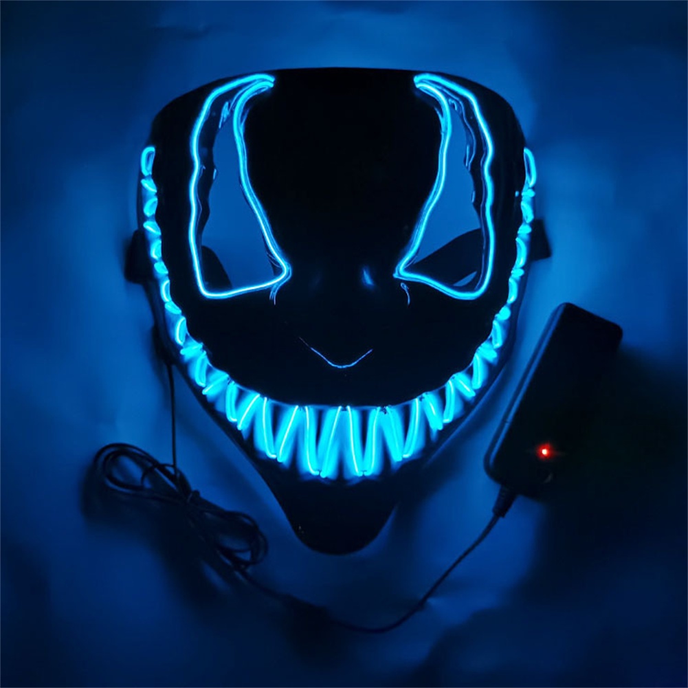 1 Mặt Nạ Venom Có Đèn LED Phát Sáng Trong Đêm Halloween