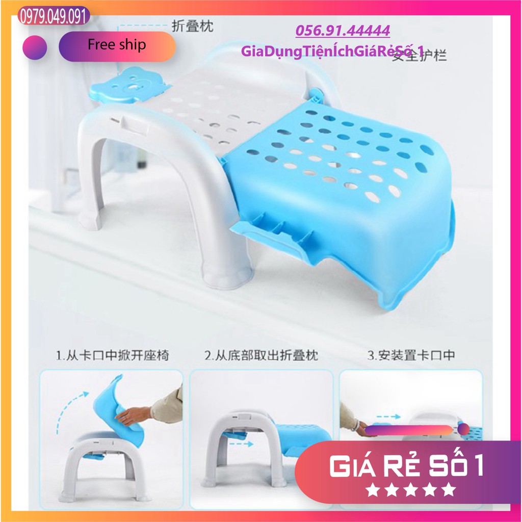 ⚡️⚡️ [ 3in1 ]Ghế ăn dặm đa năng - Dùng làm ghế gội đầu - Ghế cho bé ngồi tập tô rất tiện dụng GuBe ⚡️⚡️