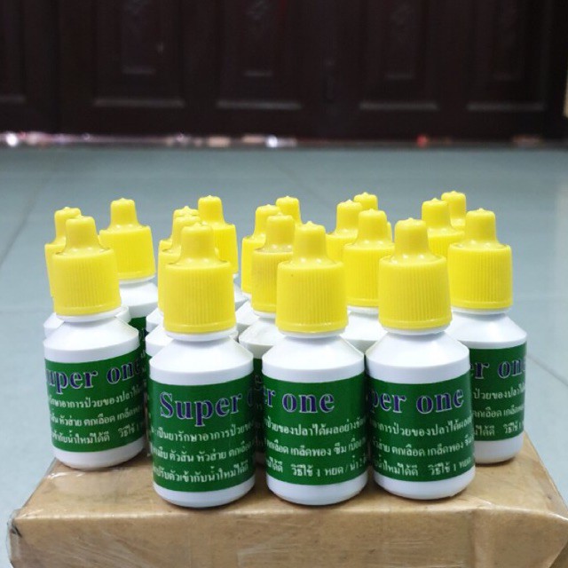 Dung Dịch SUPER ONE cho cá cảnh – xử lý trùng chỉ - phòng và trị bệnh - Dưỡng cá