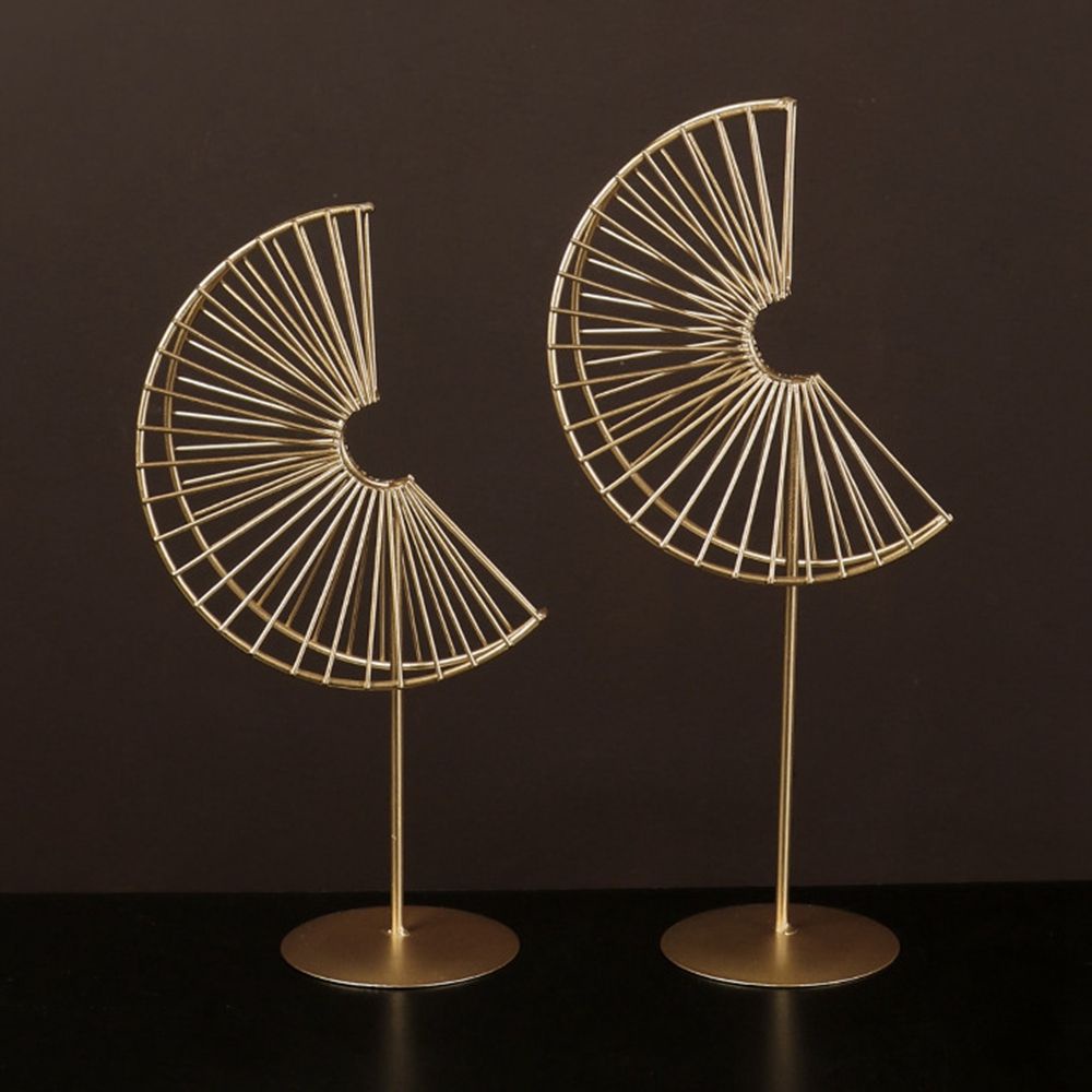 Epoch Tượng Điêu Khắc Hình Lá Cây Bằng Sắt Phong Cách Bắc Âu Hiện Đại Sáng Tạo Trang Trí Nhà Cửa