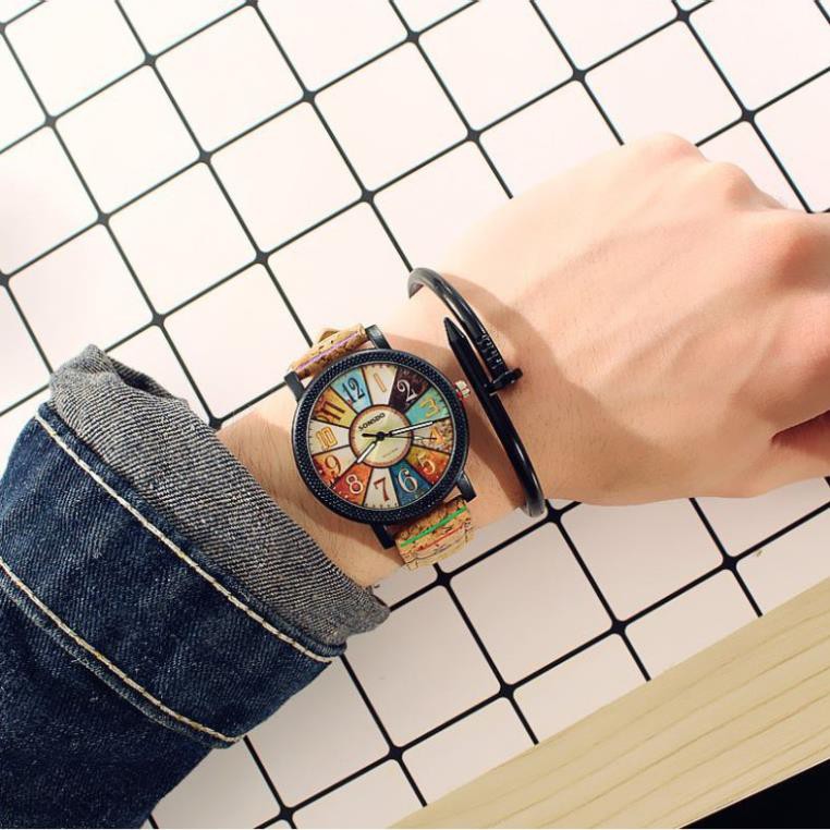 Đồng Hồ Nam Nữ Phong Cách Harajuku Siêu Đẹp M19
