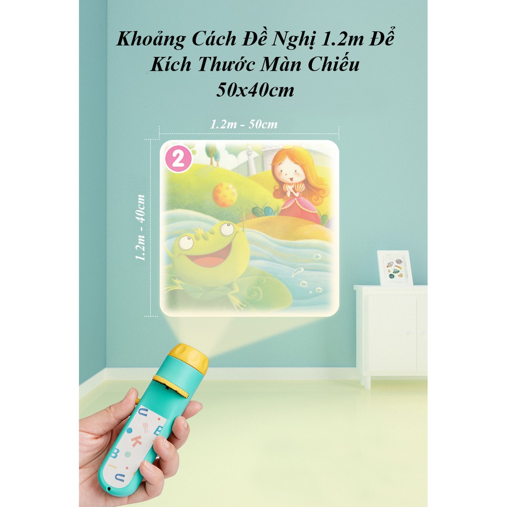 Đồ Chơi Đèn Pin Chiếu Phim, Hình Ảnh Rõ Nét - KUB, 6 Câu Chuyện và Chủ Đề, 48 Hình