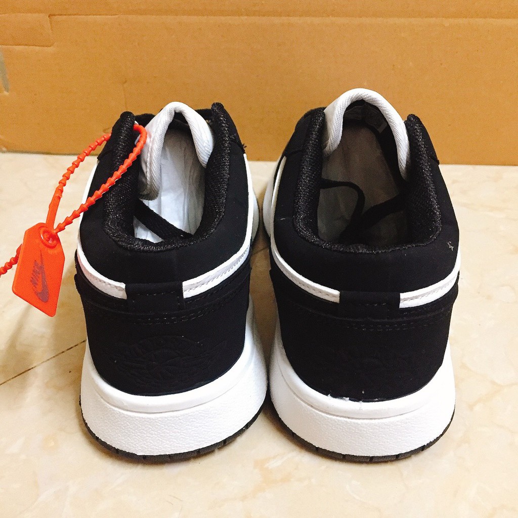 [Mã FAGREEN245 giảm tới 30K đơn 99K] Giày Jordan 1 Low Panda Black White, giày Force đen trắng nam nữ | BigBuy360 - bigbuy360.vn