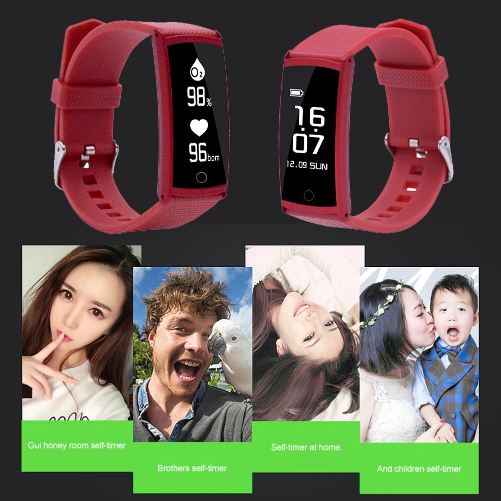 S6 Bracelet Fitness Tracker Pedometer Heart Rate Monitor for Android iOS