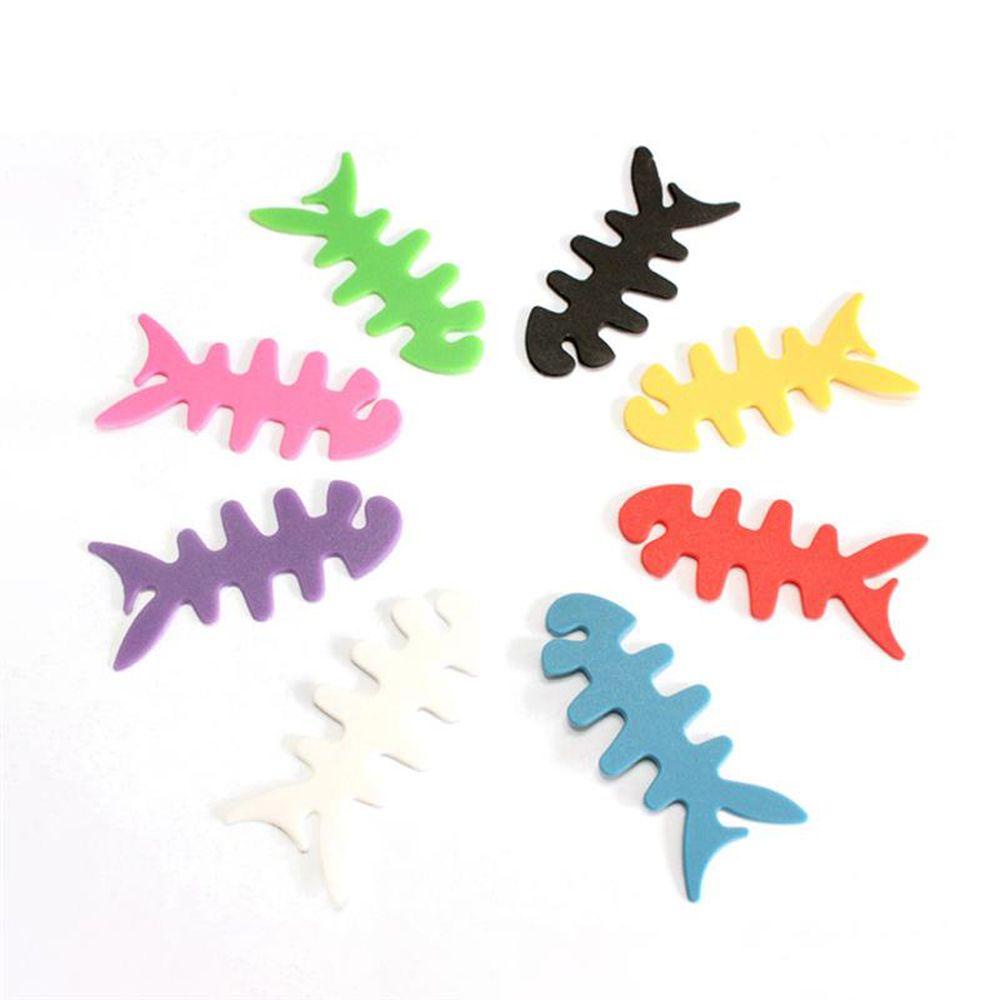 Set 5 Cuộn Quấn Dây Tai Nghe Hình Xương Cá
