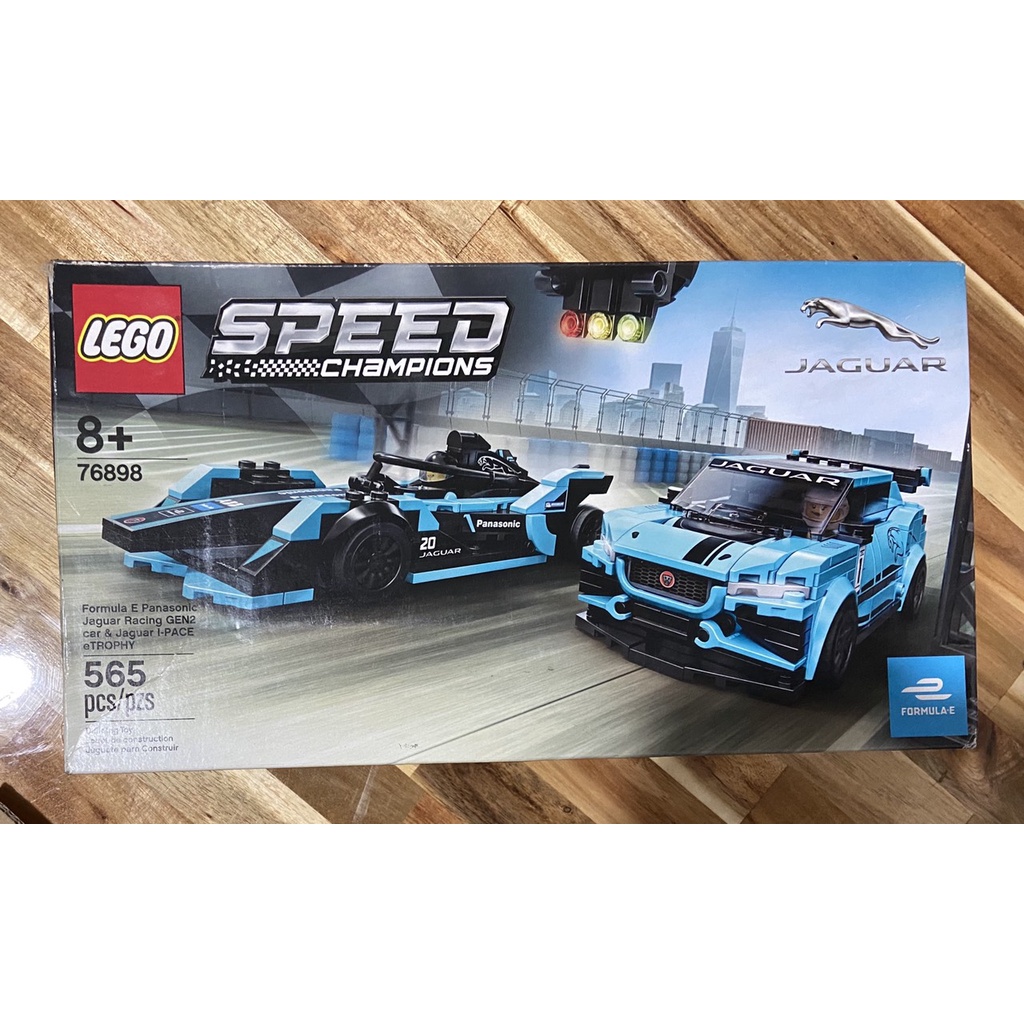 76898 LEGO Speed Champions Car &amp; Jaguar I-PACE eTROPHY - Siêu xe đâ