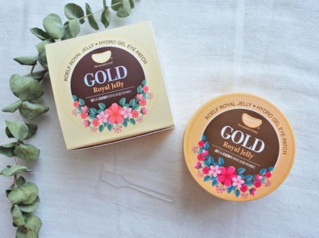 Mặt nạ mắt Petitfee KOELF Gold & Royal Jelly Hydrogel Eye Patch (60 miếng)