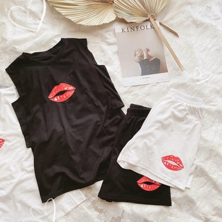  Set tank top nữ 🍉 set áo ba lỡ1-
