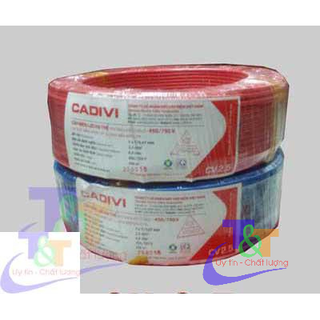 Dây Điện Đơn Cadivi 1.5mm2 | Dây Điện CV 1.5mm | Dây Cáp Điện Giá Rẻ