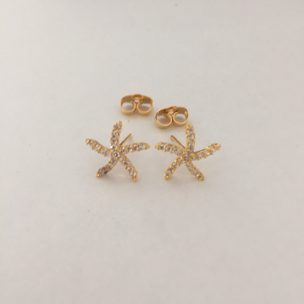 Bông Tai Đính Đá Đeo Sát Tai T364, Khuyên Tai Nụ Đá Namoo Jewelry