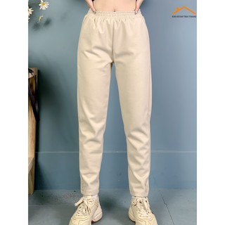 QUẦN BAGGY CHẤT LIỆU DẠ CẠP CHUN