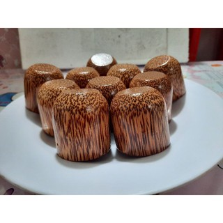 Chung uống trà gỗ dừa_Chung gỗ dừa