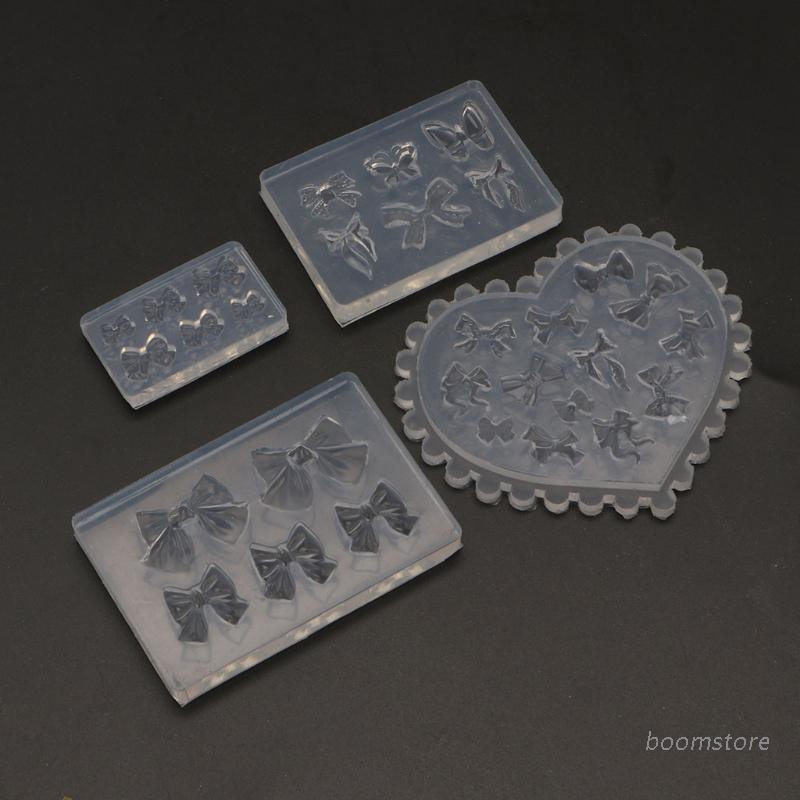 Khuôn Silicon Tạo Hình Nơ Mini Trang Trí Móng Tay Diy