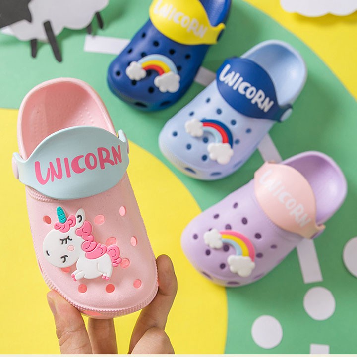 DÉP SỤC CHO BÉ HÌNH UNICORN SIÊU NHẸ- CHỐNG TRƯỢT- SIÊU MỀM