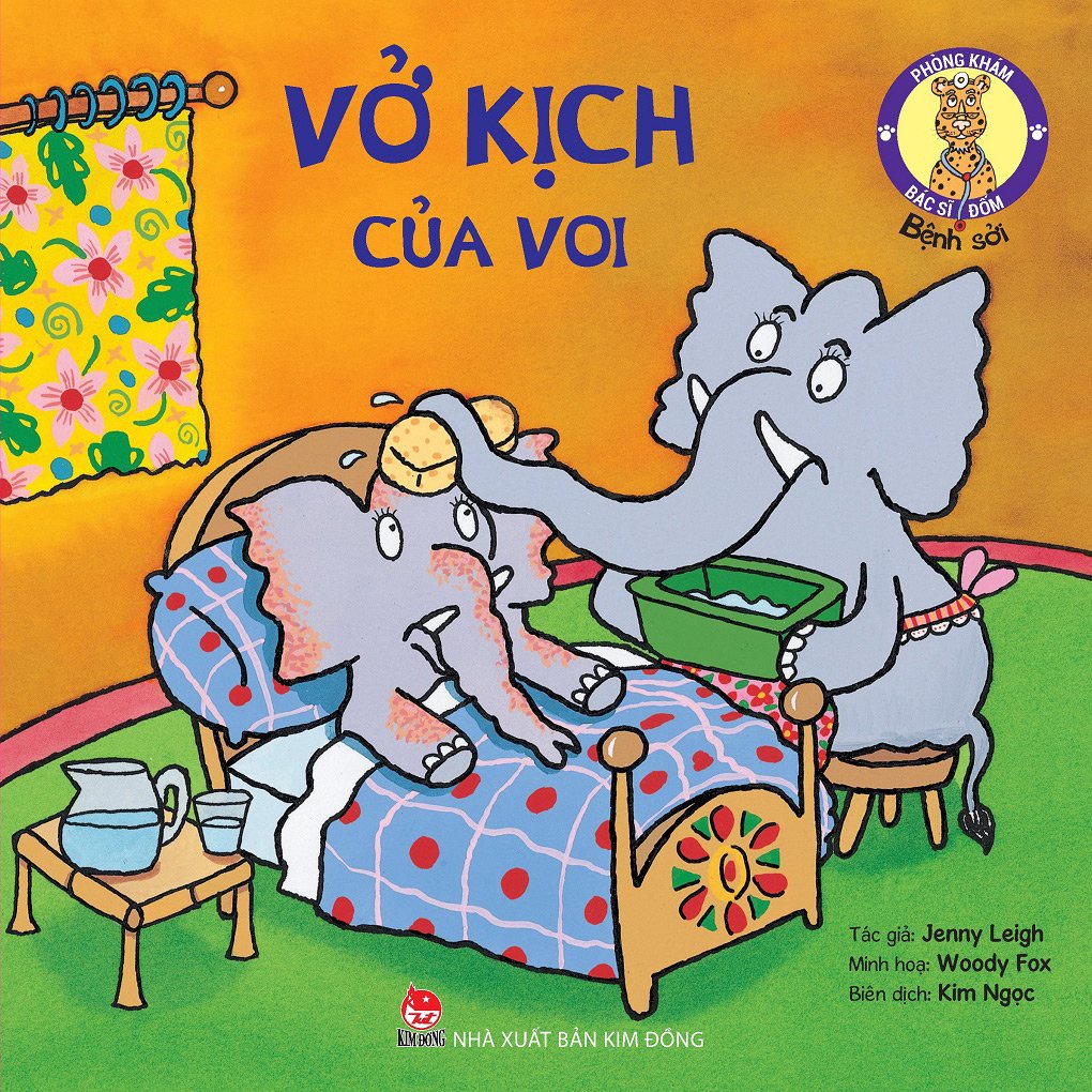 Sách - Phòng khám bác sĩ Đốm - Vở kịch của Voi - Bệnh sởi