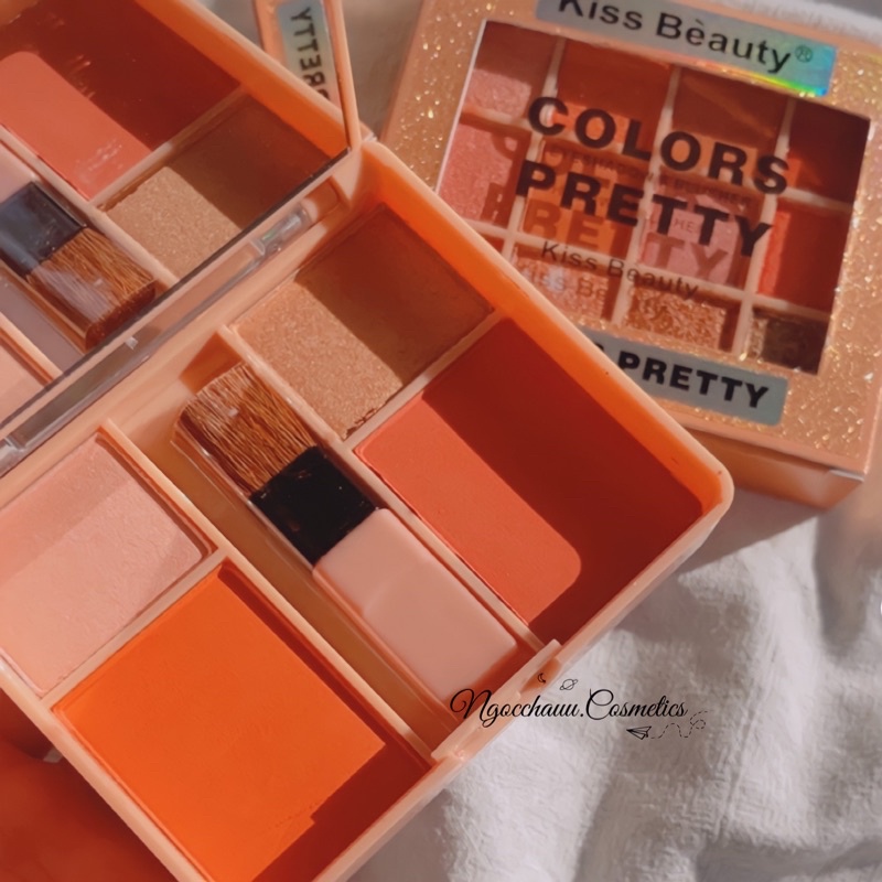 [SALE]Bảng Phấn Mắt Đa Năng -12 Màu Mắt + 2 Màu Má Hồng + 2 Màu Highlight | BigBuy360 - bigbuy360.vn