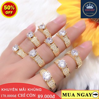 Nhẫn nữ đẹp Midoshop đeo là SANG tôn sáng da bạn