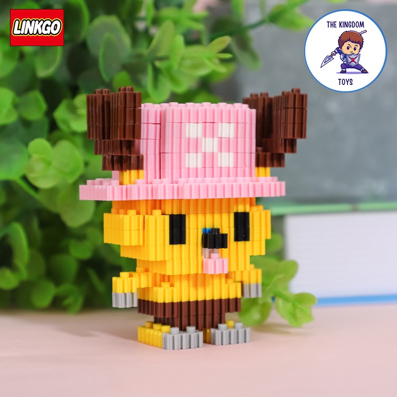 Đồ Chơi Lắp Ráp LINKGO Mô Hình Luffy Zoro Sanji Nami Chopper Robin Ace Usopp Trọng Đảo Hải Tặc One Piece Mô Hình 3D