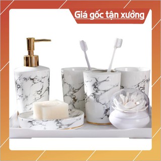 Bộ đồ dùng phòng tắm 6 món