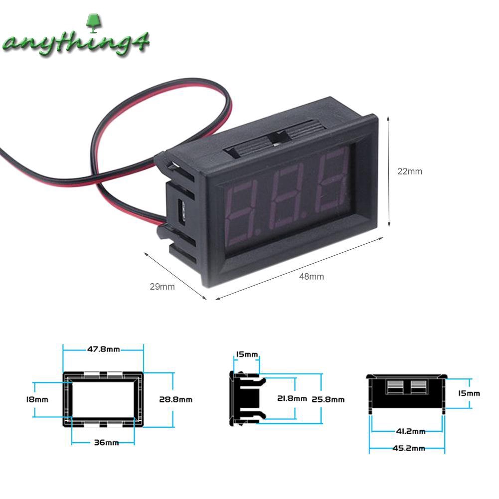 Đồng Hồ Đo Điện Áp Ac70-500V 2 Dây Có Đèn Led Thiết Kế Đa Năng