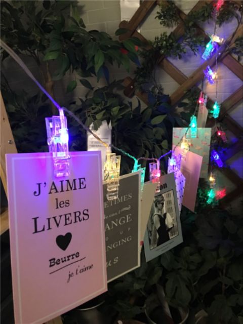 Dây đèn led kẹp ảnh trang trí