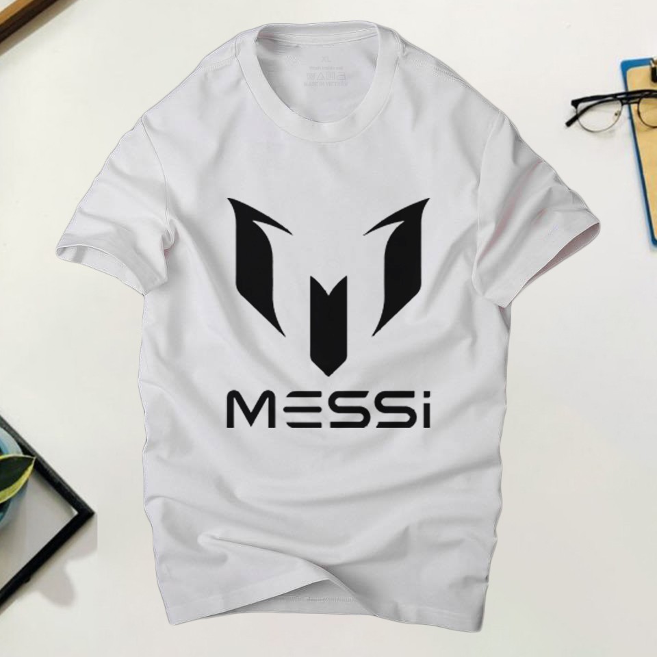 Áo thun nam cổ tròn Messi phong cách thần tượng cá tính ,chất liệu cotton 4 chiều thoáng mát | Ur Sport