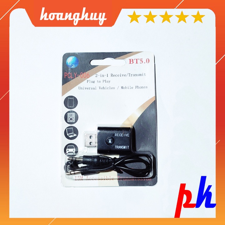 USB bluetooth cho loa 2 trong 1 ZK6