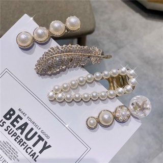 Set Kẹp Tóc 6 Món Hàn Quốc Đính Ngọc