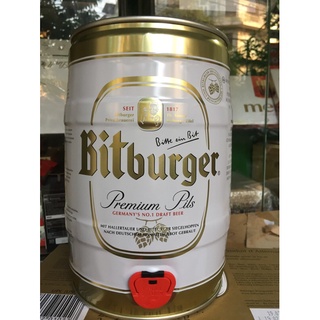 Bia Bitburger bom 5 lít
