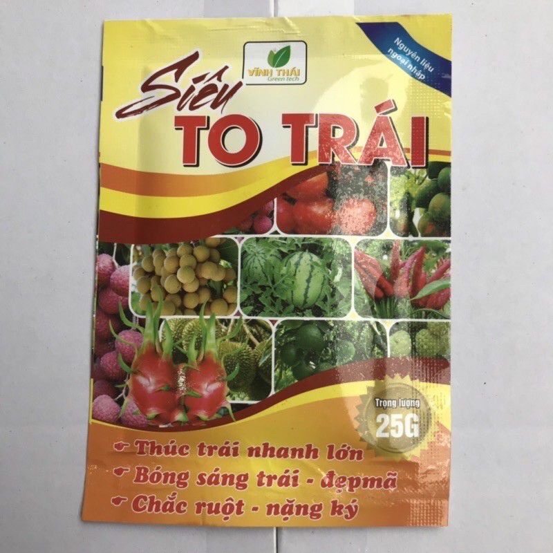 Siêu to trái lớn nhanh nặng cân tạo ngọt tẩy chàm nám