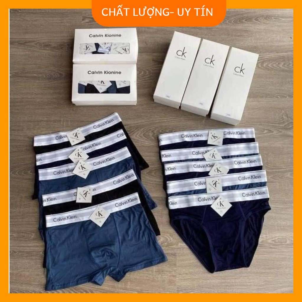 [Hộp 5 chiếc] Sịp cotton Kevin hàng chuẩn xịn cạp chữ