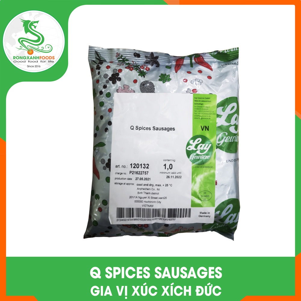 GIA VỊ XÚC XÍCH Q SPICES SAUSAGES 120132