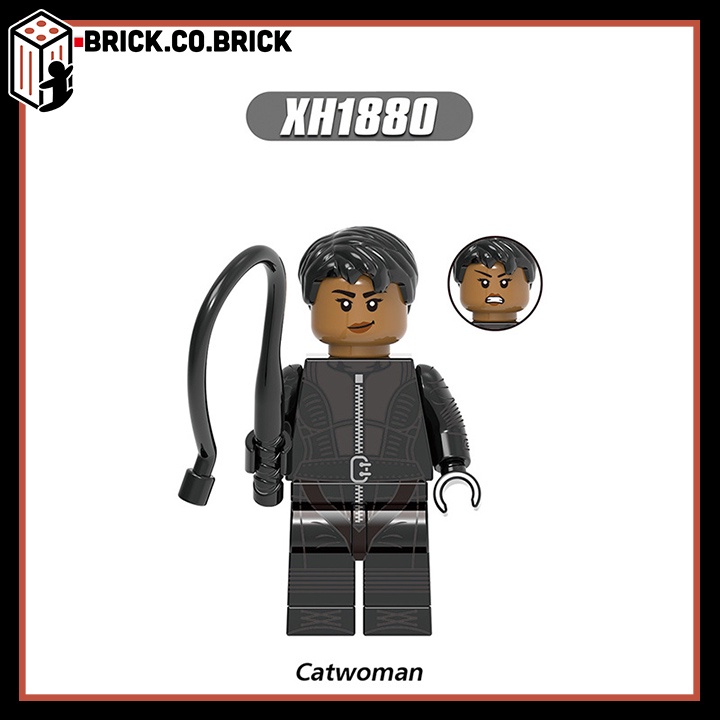 Batman Đồ Chơi Lắp Ráp Siêu Anh Hùng Người Dơi Mô Hình Minifigure Cat Woman Bruce Wayne Riddler X0334