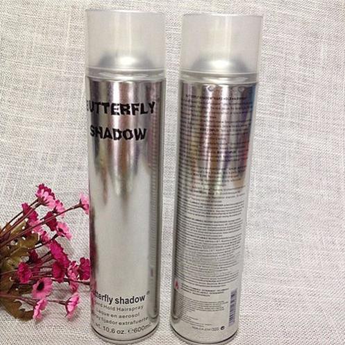 Gôm Xịt Tóc BUTTERFLY SHADOW 11.4 Oz Gôm Bạc 150ml / 320ml / 600ml tạo kiểu tóc nam nữ và keo giữ nếp