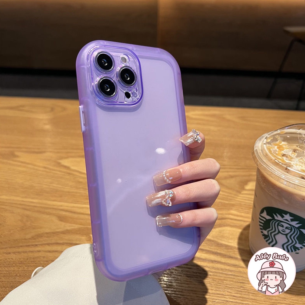 Ốp Điện Thoại TPU Mềm Trong Suốt Chống Sốc Màu Macaron Cho IP 13 12 11 Pro Max X XS XR 8 7 Plus