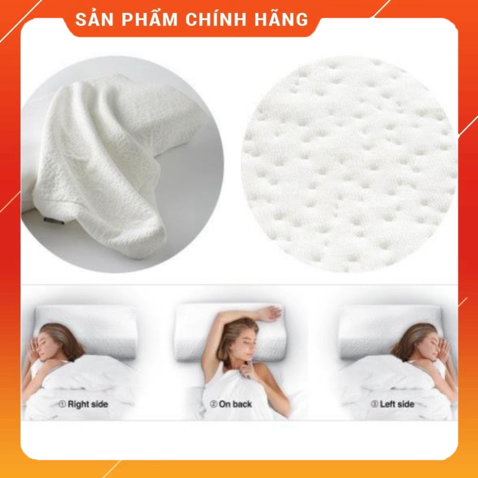 Gối Memory foam 50D Lock&Lock hình cong – HLW111