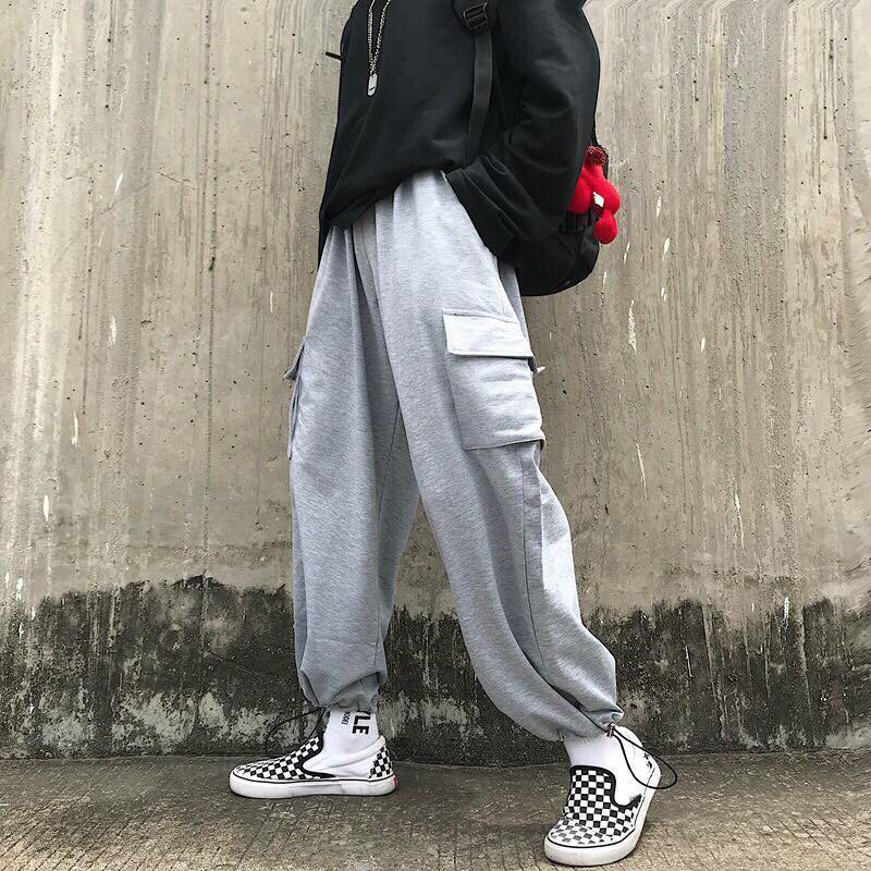 JOGGER BOX PANTS - QUẦN JOGGER TRƠN TÚI TO