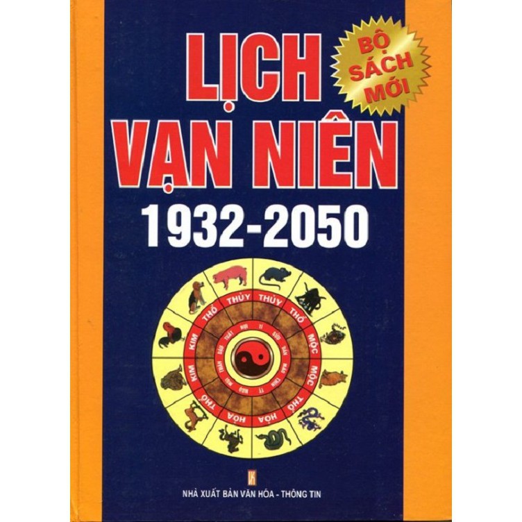 Sách Lịch vạn niên 1932 2050 (tái bản)